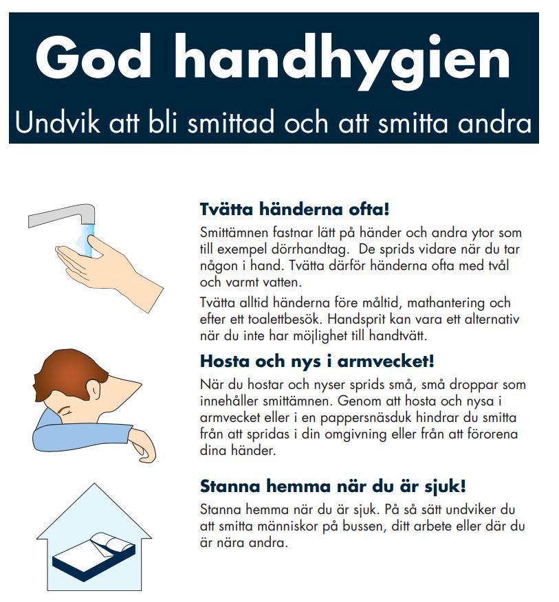 Tips på god handhygien